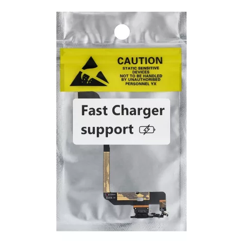 Charging flex USB for IPHONE XS black (used)