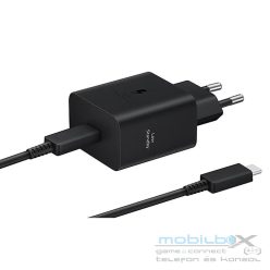   SAMSUNG original charger Type C + cable Type C to Type C PD 3A 45W EP-T4511XBEGEU black blister