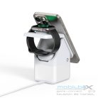 W20 4-in-1 House-shaped Magnetic Wireless Charger Stand 15W White