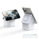 W20 4-in-1 House-shaped Magnetic Wireless Charger Stand 15W White