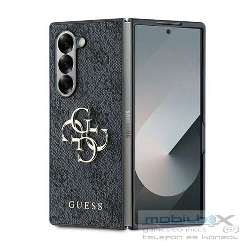 GUESS case for SAMSUNG Z Fold 6 GUHCZFD64GMGGR (PU 4G Leather Metal Logo) black