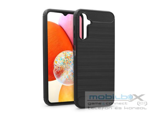Samsung A145 Galaxy A14 4G/Galaxy A14 5G szilikon hátlap - Carbon - fekete