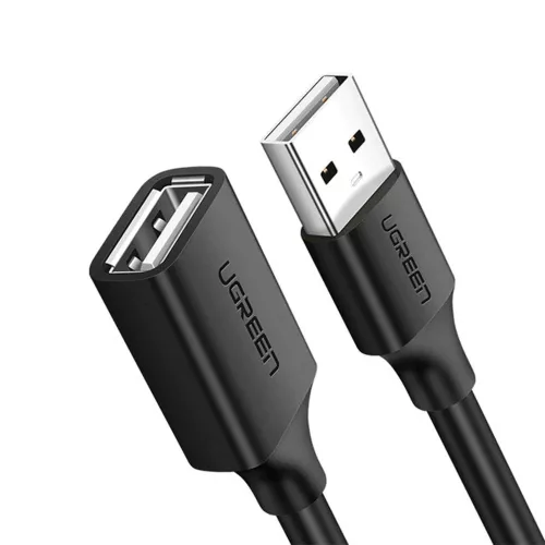 Ugreen US103 USB-A 2.0 hosszabbító kábel, 2m, fekete	