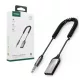 Ugreen CM309 Bluetooth 5.3 audio vevő jack csatlakozóval, fekete