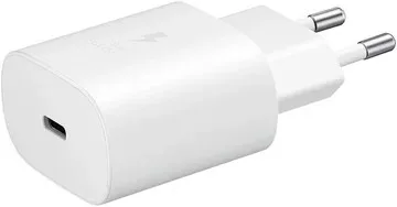 Samsung EP-TA800EWE kompatibilis hálózati töltő adapter Type-C, 25W, fehér,
