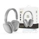 Devia EarBass Pro2 ANC Bluetooth sztereó fejhallgató beépített mikrofonnal -    ezüst