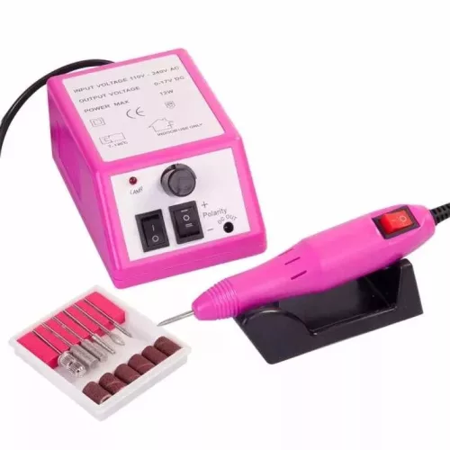 Elektromos körömcsiszoló gép, magenta 