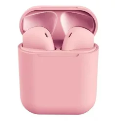   Bluetooth sztereó fülhallgató, v5.0, TWS, töltőtok, iNPods 12, matt - pink
