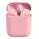 Bluetooth sztereó fülhallgató, v5.0, TWS, töltőtok, iNPods 12, matt - pink
