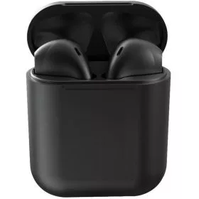 Bluetooth sztereó fülhallgató, v5.0, TWS, töltőtok, iNPods 12, matt - fekete