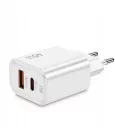 Hálózati töltő adapter, 45W, USB aljzat, USB Type-C aljzat, gyorstöltés, PD