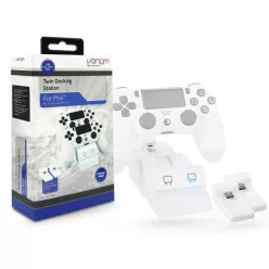  Venom twin docking station VS2737 PS4 fehér dupla töltőállomás
