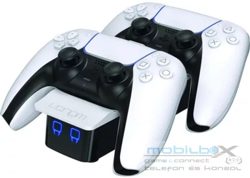 Venom Twin Docking Station for PS5 white (VS5001), használt