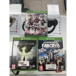   Xbox játékcsomag: For Honor, Far Cry5, Dragon Age Inquistion - használt
