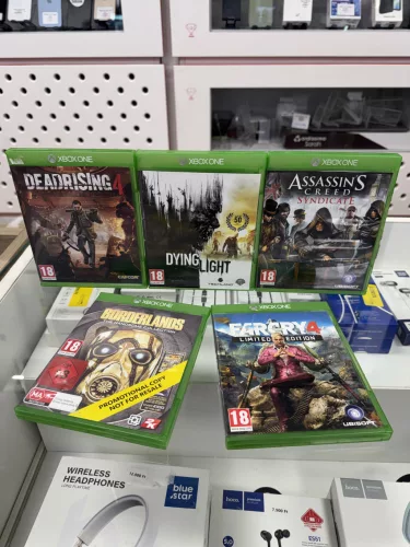 Xbox One játékcsomag - DeadRising 4, Dying Light, Assassin's Creed Syndicate, Borderlands, Far Cry4 - használt