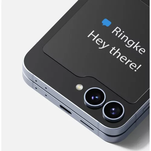 Edzett üveg Ringke Cover Display 2-PACK Galaxy Z Flip 6, átlátszó, üvegfólia