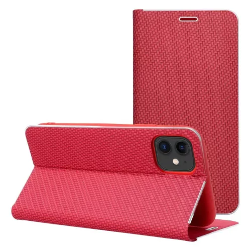 LUNA Book Carbon tok iPhone 16 Pro piros