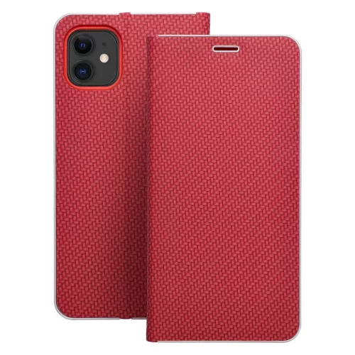 LUNA Book Carbon tok iPhone 16 Pro piros