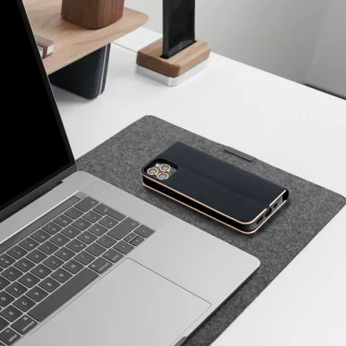 LUNA Book Gold iPhone 16 Pro tok fekete