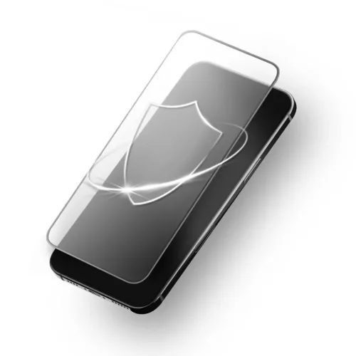 Forcell Ultra Clear üvegfólia - iPhone 15 Pro fekete
