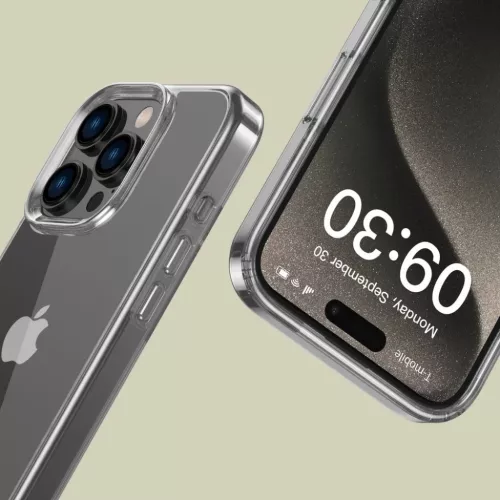 iPhone 16 Pro Tech-protect Flexair Hybrid Clear tok