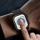 Apple Watch Ultra (49 mm) üvegfólia - Fekete Tech-Protect Glass Ring 2-pack