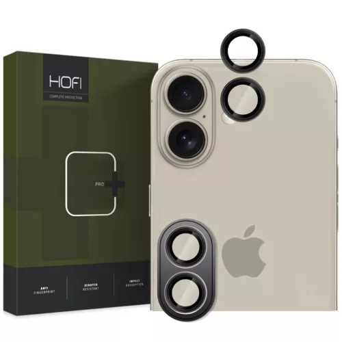 Hofi Camring Pro+ Iphone 16 / 16 Plus / 17 Fekete üvegfólia
