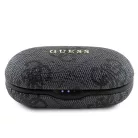 Guess 4G Metal Logós Bluetooth TWS fülhallgató ENC dokkolóval - fekete