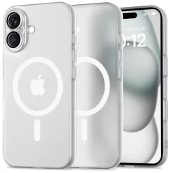 TECH-PROTECT VÉKONY MAGSZÁJ IPHONE 16 MATT/FEHÉR tok