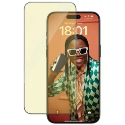   PanzerGlass Ultra-Wide Fit edzett üvegfólia tükröződés és kékfény szűrővel pozicionálóval iPhone 15 Pro Max-hoz