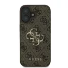 iPhone 16 Barna Eredeti Guess 4G Nagy Logó GUHCP16S4GMGBR tok