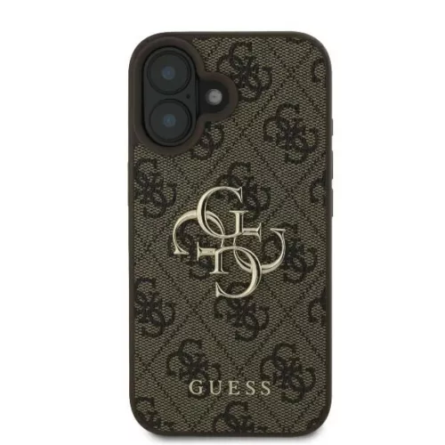 iPhone 16 Barna Eredeti Guess 4G Nagy Logó GUHCP16S4GMGBR tok