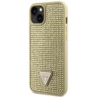 Guess GUHCP14MHDGTPD iPhone 14 Plus 6.7" arany/arany keménytok Rhinestone Triangle tok
