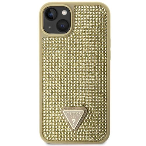 Guess GUHCP14MHDGTPD iPhone 14 Plus 6.7" arany/arany keménytok Rhinestone Triangle tok