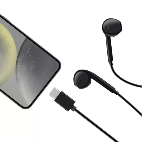 OBAL:ME Vezetékes Fülhallgató USB-C Fekete