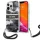 Guess GUHCP13XKCABBK iPhone 13 Pro Max 6.7" fekete/fekete kemény tok Camo Strap Collection