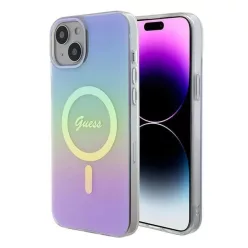   Guess GUHMP15SHITSU iPhone 15 6.1" lila/lila keménytok IML Iridescent MagSafe tok