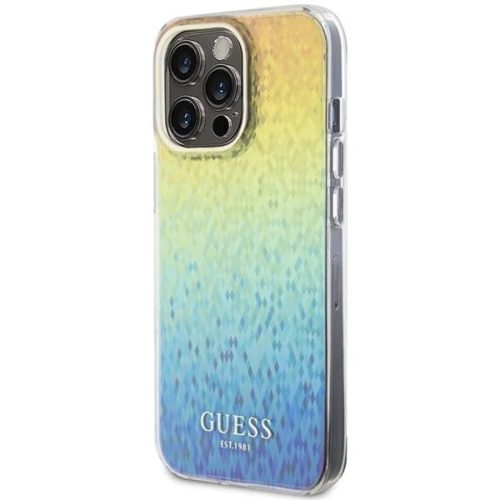 Guess IML Faceted Mirror Disco Iridescent tok iPhone 15 Pro Max - többszínű