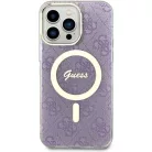 Guess GUHMP14XH4STU iPhone 14 Pro Max 6.7" lila/lila keménytok 4G MagSafe tok