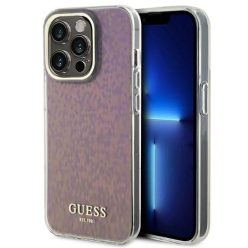   Guess GUHCP15XHDECMP iPhone 15 Pro Max 6.7" rózsaszín/kemény tok IML Faceted Mirror Disco Iridescent