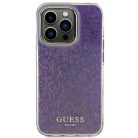 Guess GUHCP15XHDECMP iPhone 15 Pro Max 6.7" rózsaszín/kemény tok IML Faceted Mirror Disco Iridescent