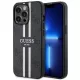 Guess GUHMP13XP4RPSK iPhone 13 Pro Max 6.7" fekete/fekete kemény tok 4G Printed Stripes MagSafe tok