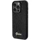Guess Sequin Script Metal tok iPhone 13 Pro Max - fekete
