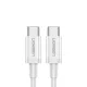 Ugreen US264 60518 USB-C / USB-C PD QC AFC kábel 1m - fehér