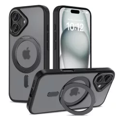 Tech-protect Magring Magsafe Iphone 16 Matt Fekete Tok