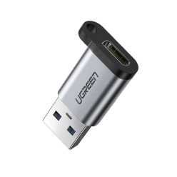   USB C (female) - USB (male) adapter Ugreen US276 USB 5Gb/s - szürke