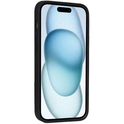 iPhone 15 Plus / 14 Plus Barna Audi szintetikus bőr tok MagSafe támogatással