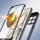 Honor 400 Smart / X7d 4G Techsuit - ColorVerse 360 Series + Screen Protector - Fekete tok