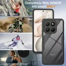 Honor 400 Smart / X7d 4G Techsuit - ColorVerse 360 Series + Screen Protector - Fekete tok