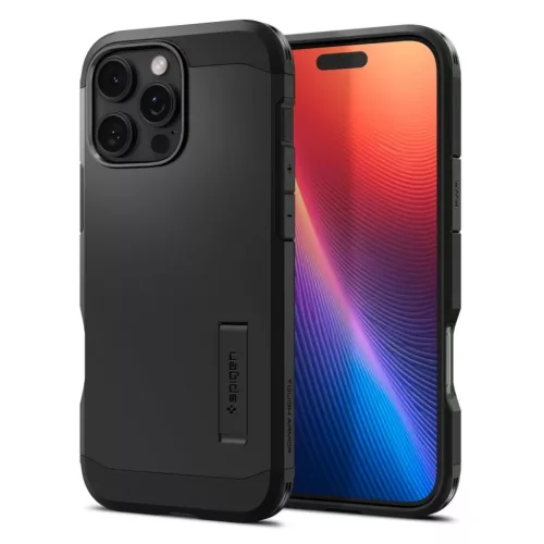 Iphone 16 Pro Fekete Spigen Tough Armor Mag Magsafe Tok